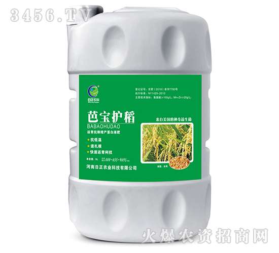 返青抗倒增產(chǎn)蛋白液肥-芭寶護(hù)稻-日正農(nóng)科