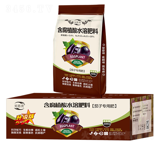 茄子專用含腐植酸水溶肥料（箱）-貝恩美