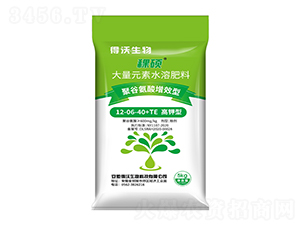 聚谷氨酸增效高鉀型大量元素水溶肥料12-06-40+TE-稞碩-得沃生物